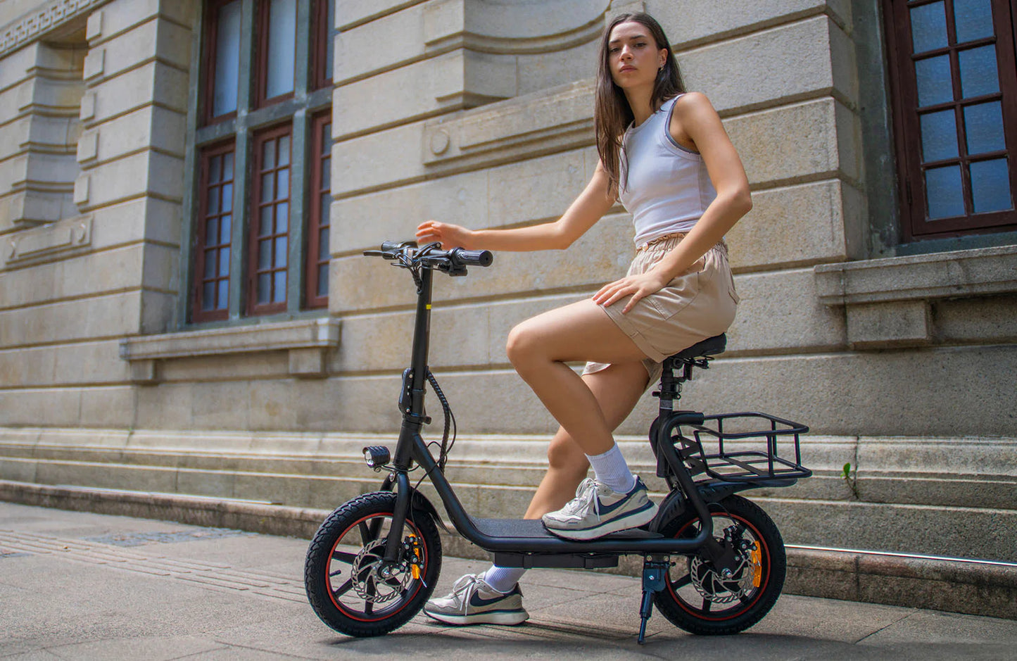 DYU C4 14 inch Foldable Sit Down Scooter