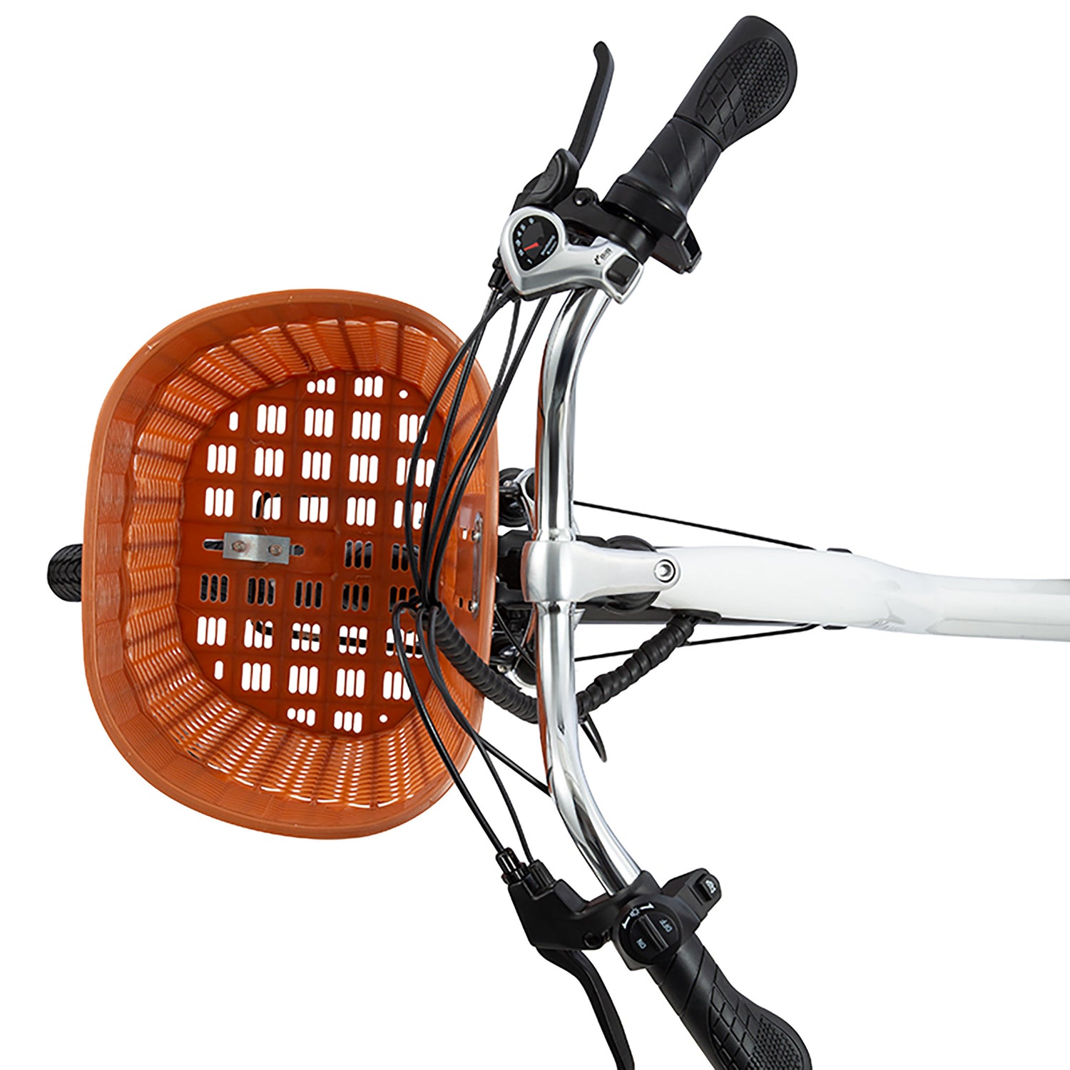 DYU White C6 Electric Bike Handlebars