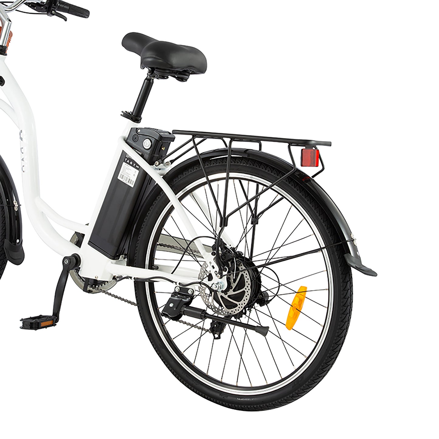 DYU White C6 Electric Bike Wheel