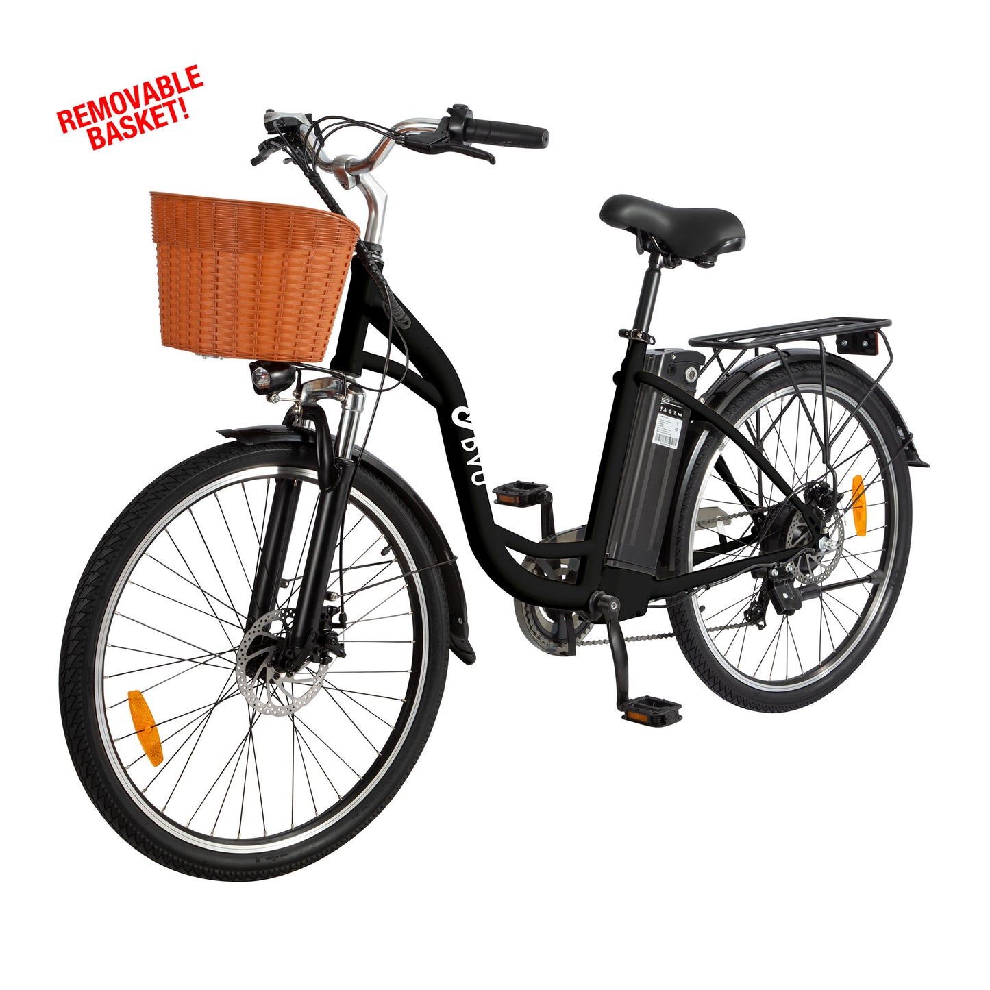 DYU Black C6 Electric Bike