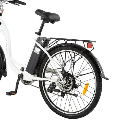 DYU White C6 Electric Bike Wheel