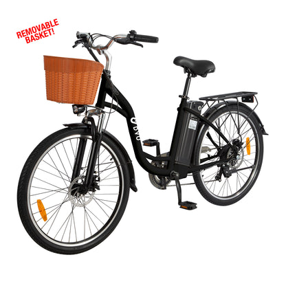 DYU Black C6 Electric Bike
