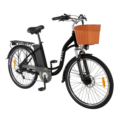 DYU Black C6 Electric Bike
